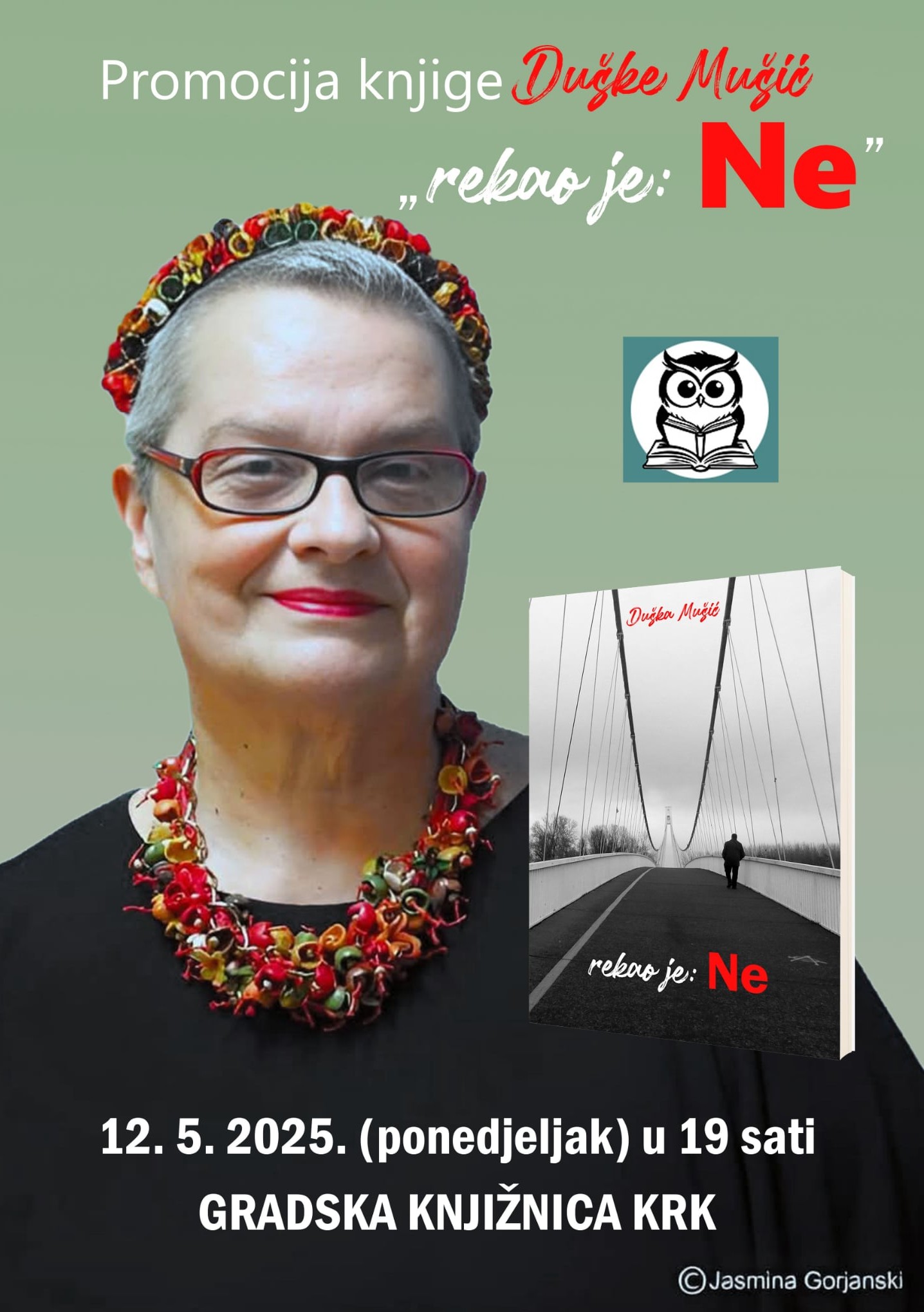 Duška Mušić, stand up komičarka predstavlja knjigu "rekao je: Ne"