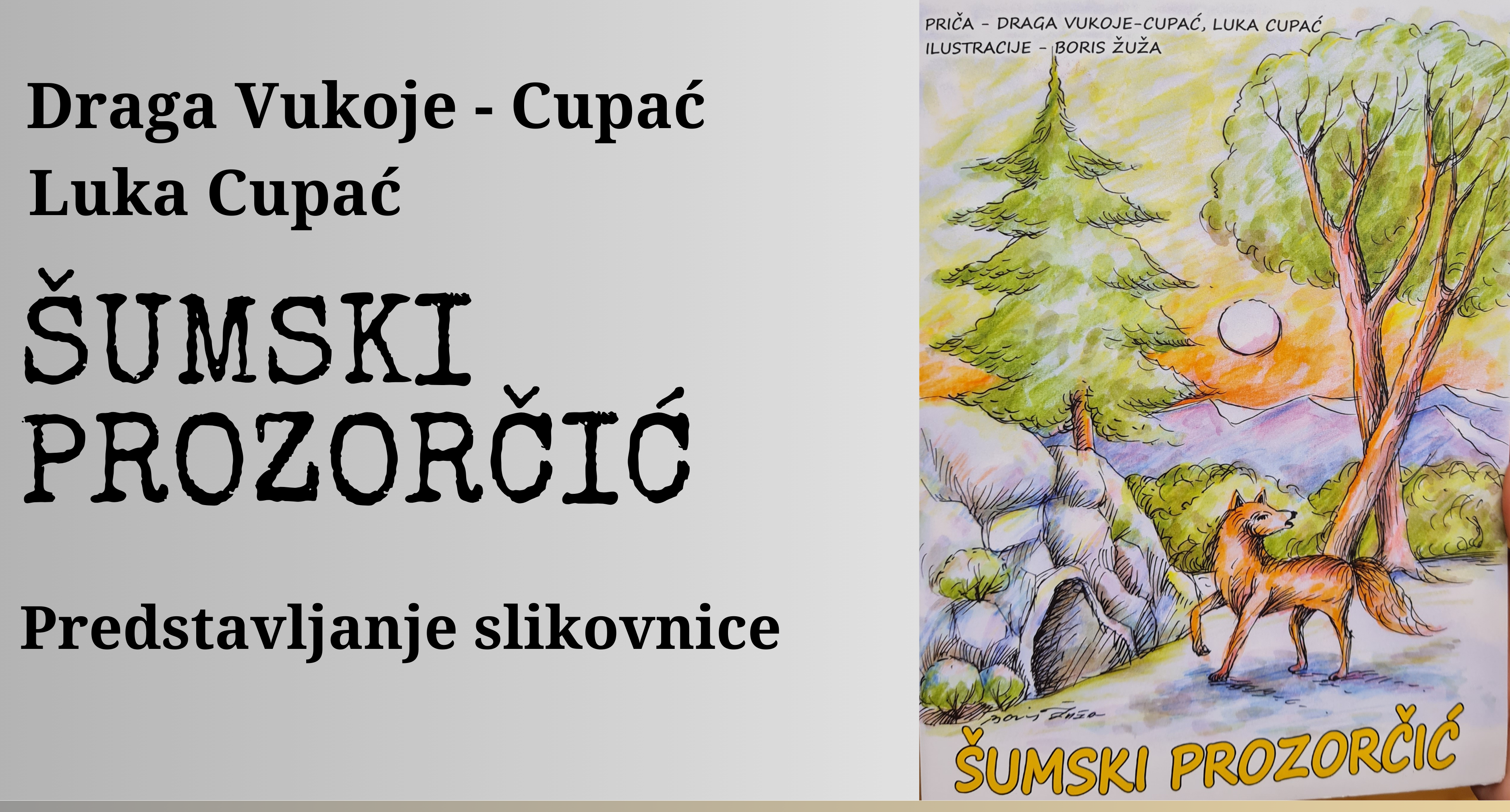 Književna večer za djecu - Draga Vukoje-Cupać predstavlja svoje slikovnice